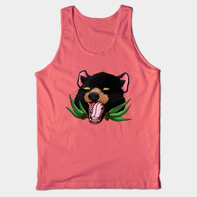 Tasmanian Devil Tank Top by Tanisha Vidale